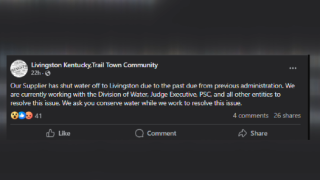 Livingston shuts off water