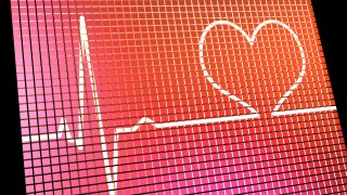 Heart Rate Display Monitor Showing Cardiac And Coronary Health 