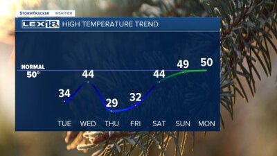 High temperature trend