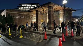 Lines at Tates Creek Library