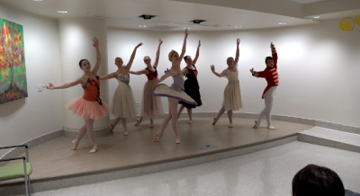 Lexington Ballet Company performs for young patients