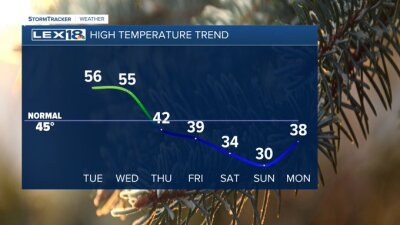 High temperature trend