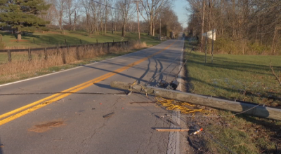 DOWNED UTILITY POLE